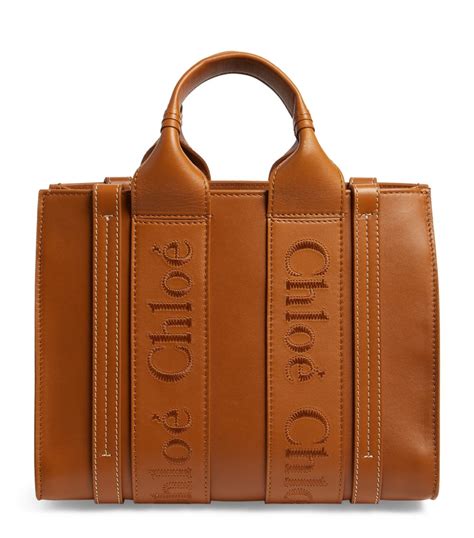 chloe woody|chloe woody tote leather.